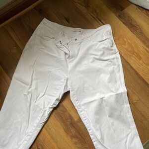 Original Vintage Coldwater Creek Capri White Pants